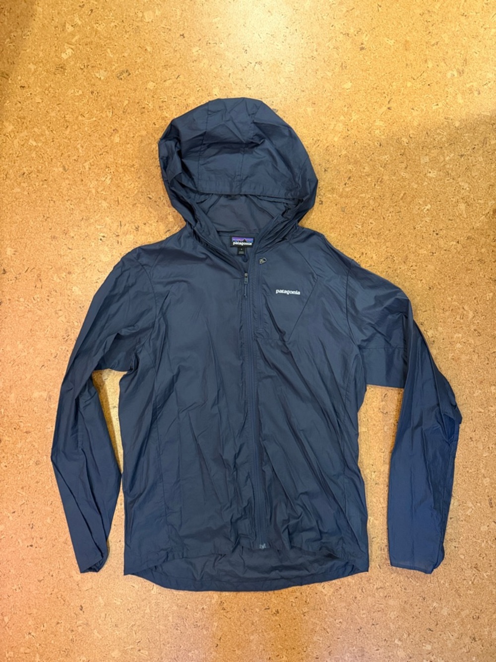 Patagonia Houdini Hooded Lightweight Windbreaker | Men’s L | Navy Blue